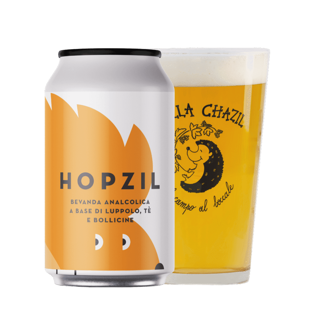Hopzil luppolo e t&egrave; acqua di luppolo Villa Chazil Birrificio Agricolo Nespoledo Udine